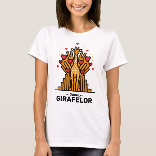 Jocul Girafelor T-shirt (Voorkant)