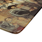 Joden bidden in Synagogue op Yom Kippur Snijplank (Hoek)