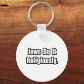 Joden doen het religieus sleutelhanger (Voorkant)