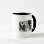 Joden in de Synagogue in Amsterdam Mok (Voorkant rechts)