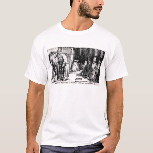 Joden in de Synagogue in Amsterdam T-shirt (Voorkant)