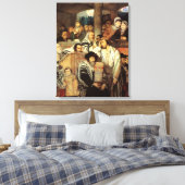 Joden van Maurycy Gottlieb - Circa 1878 Canvas Afdruk (Insitu (Slaapkamer))