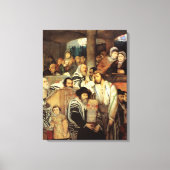 Joden van Maurycy Gottlieb - Circa 1878 Canvas Afdruk (Voorkant)