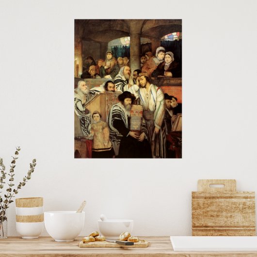 Joden van Maurycy Gottlieb - Circa 1878 Poster (Keuken)