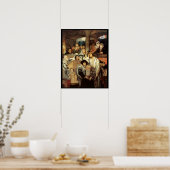 Joden van Maurycy Gottlieb - Circa 1878 Poster (Keuken)