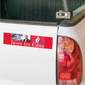 Joden voor de Cruz-Bumpersticker Bumpersticker (Op Truck)