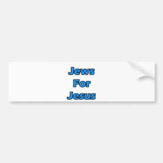 Joden voor Jezus Bumpersticker