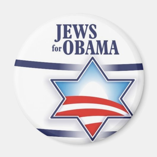 Joden voor Obama magneet (Voorkant)