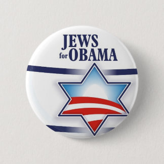 Joden voor Obama Ronde Button 5,7 Cm