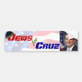 Joden voor Ted Cruz Bumpersticker