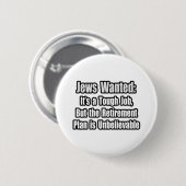 Joden wilden... ronde button 5,7 cm (Voorkant /achterkant)