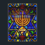 JODENSTER EN MENORAH BRIEFKAART<br><div class="desc">FOTO</div>