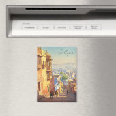 Jodhpur India Blauwe huizen Waterverf Magneet (Insitu (Vaatwasser))