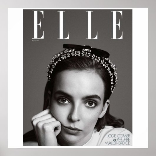 Jodie Comer Elle Poster (Voorkant)