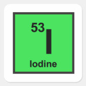 Jodium Sticker (Voorkant)