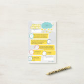 JODSE SLAAPTIJD CHECKLIST POST-IT® NOTES (Op bureau)