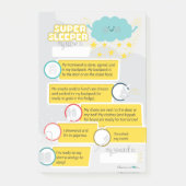 JODSE SLAAPTIJD CHECKLIST POST-IT® NOTES (Voorkant)