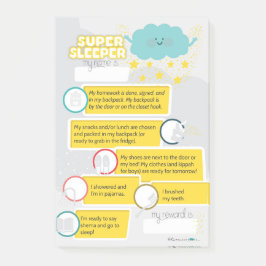JODSE SLAAPTIJD CHECKLIST POST-IT® NOTES