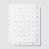 Jody Simple Elegant Wedding Save the Date Vellum Uitnodigingen (Offset (Uitnodiging))
