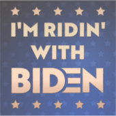 Joe 2020 - Ik rijd met Biden Sticker (Voorkant)