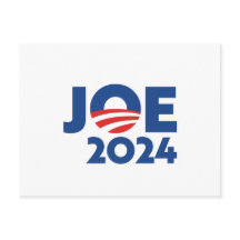 Joe 2020 rode witte en blauwe typografie modern