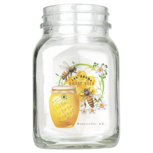 Joe Adams Honey Mason Jar (Voorkant)