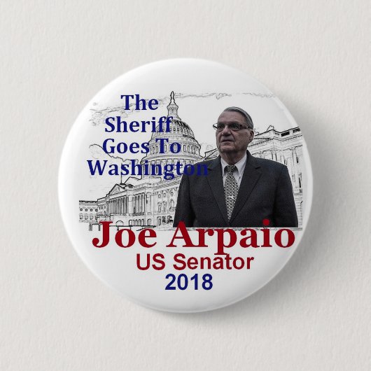 Joe ARPAIO 2018 AZ Button (Voorkant)