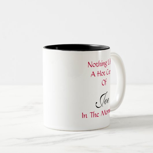 Joe beker tweekleurige koffiemok (Voorkant rechts)