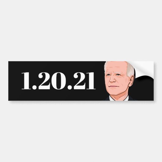 JOE BIDEN: 1.20.21 BUMPERSTICKER (Voorkant)