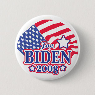 Joe Biden 2008 Vlag Button 
