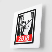 JOE BIDEN 2016 VIERKANTE KLOK (Hoek)