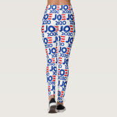 Joe Biden 2020 achtergrond Yoga Leggings (Achterkant)