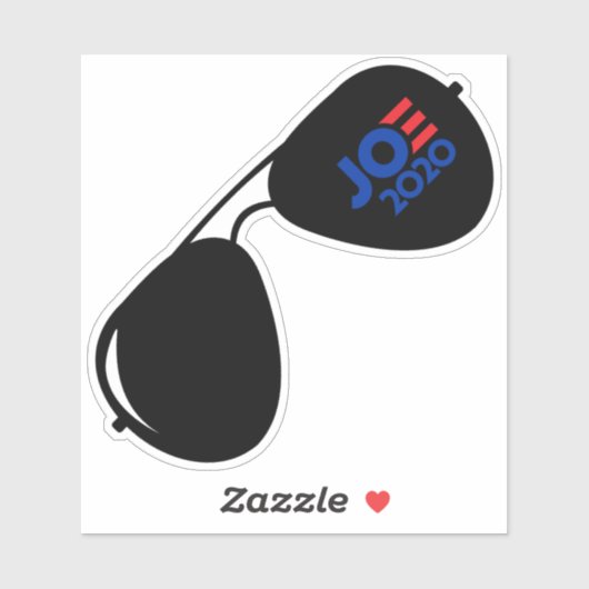 Joe Biden 2020 Aviators Sticker (Vel)