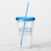 Joe Biden 2020 Biden voor President Acryl Drinkbeker (Achterkant)