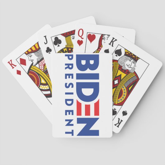 Joe Biden 2020 Biden voor President Pokerkaarten (Achterkant)