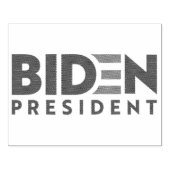 Joe Biden 2020 Biden voor President Rubberstempel (Afrduk)