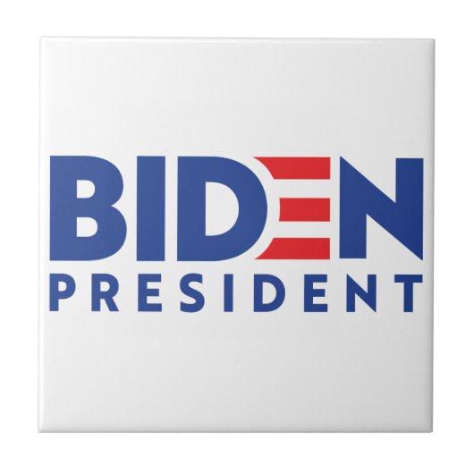 Joe Biden 2020 Biden voor President Tegeltje (Voorkant)