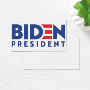 Joe Biden 2020 Biden voor President Visitekaartje