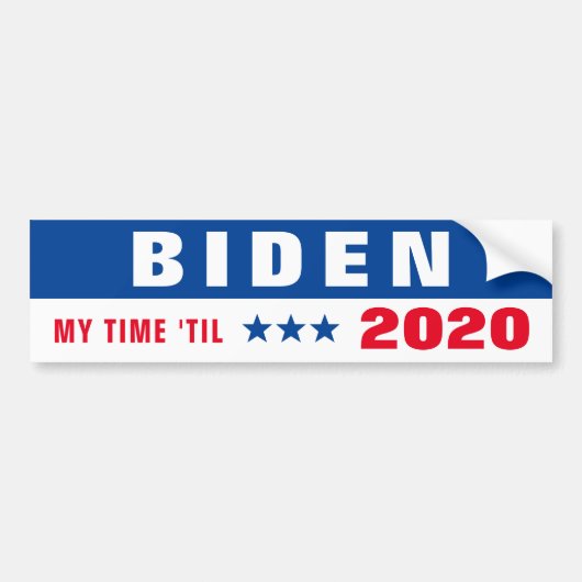 Joe Biden 2020 Bumpersticker (Voorkant)