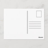 Joe Biden 2020 digitale klok Briefkaart (Achterkant)