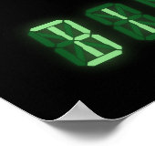 Joe Biden 2020 digitale klok Poster (Hoek)