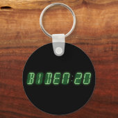 Joe Biden 2020 digitale klok Sleutelhanger (Voorkant)