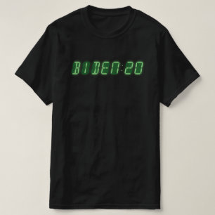 Joe Biden 2020 digitale klok T-shirt