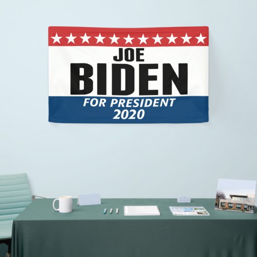 Joe Biden 2020 - Klassiek ontwerp Spandoek (Beurs)