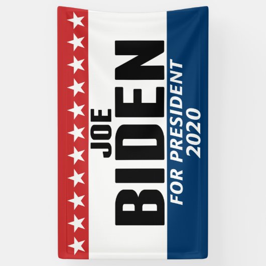 Joe Biden 2020 - Klassiek ontwerp Spandoek (Verticaal)