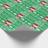 Joe Biden 2020 lelijke kerst Cadeaupapier (Hoek)