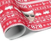 Joe Biden 2020 lelijke kerst Cadeaupapier (Rol Hoek)