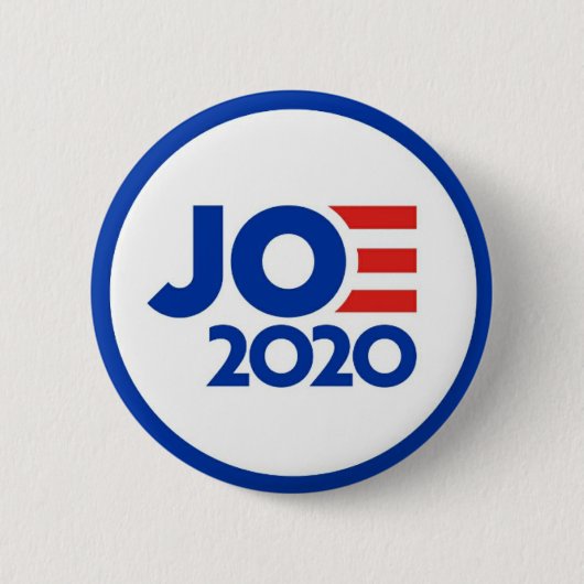 Joe Biden 2020 logo Ronde Button 5,7 Cm (Voorkant)
