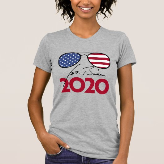 JOE BIDEN 2020 (LUCHTVAARTMAATSCHAPPIJEN) T-SHIRT (Voorkant)