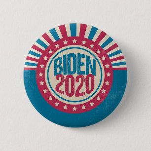 Joe Biden 2020 Retro Politiek Ronde Button 5,7 Cm